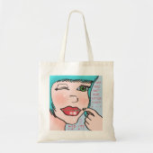 TaraZipperPic Tote Bag (Voorkant)