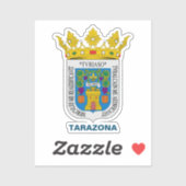 Tarazona (Aragón, Spanje), wapenschild Sticker (Vel)
