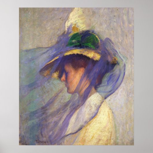 Tarbell Blue Veil CC0051 Poster (Voorkant)