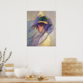 Tarbell Blue Veil Impressionism America CC0918 New Poster (Keuken)