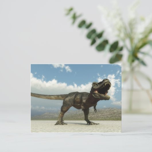 Tarbosaurus Briefkaart (Staand voorkant)