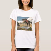 Tarbosaurus dinosaur - 3D rendering T-shirt (Voorkant)