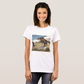 Tarbosaurus dinosaur - 3D rendering T-shirt (Voorkant volledig)
