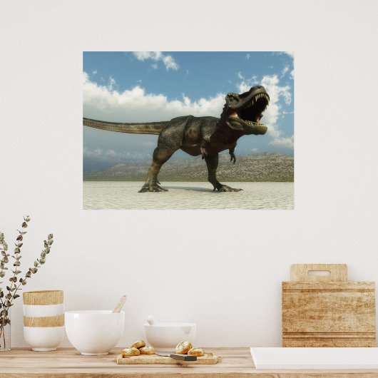 Tarbosaurus Poster (Keuken)