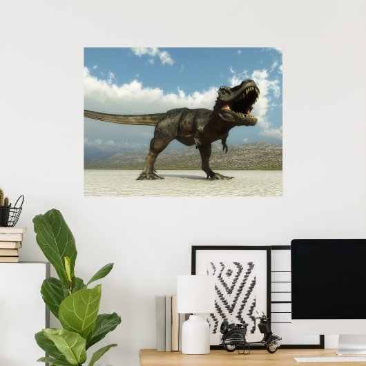 Tarbosaurus Poster (Thuiskantoor)