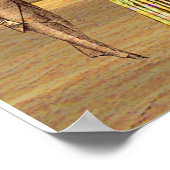 Tarde de Maio em Batalha (Portugal) Poster (Hoek)