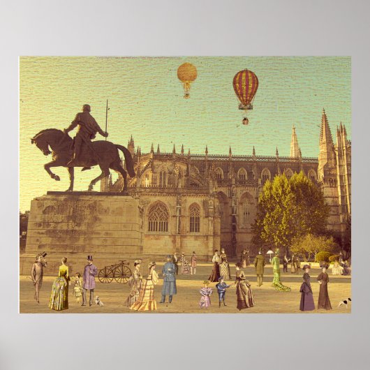 Tarde de Maio em Batalha (Portugal) Poster (Voorkant)