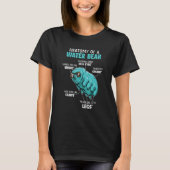Tardigrade Anatomie Water Beer Funny Science Micro T-shirt (Voorkant)