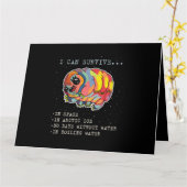 Tardigrade Bioloog Microbioloog High S Kaart (Gele Bloem)