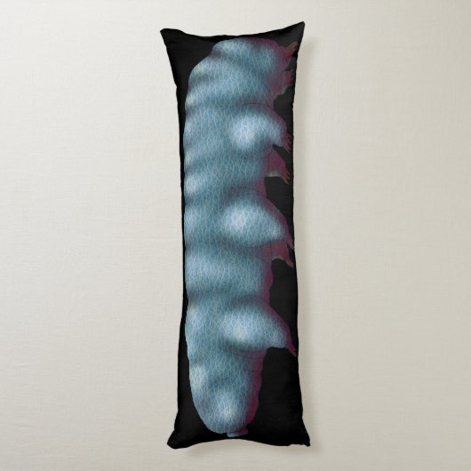 Tardigrade Body PIllow Lichaamskussen (Achterkant (Verticaal))