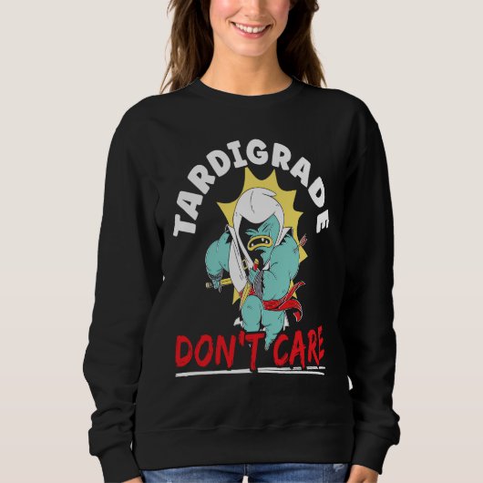 Tardigrade Don't Care Water Bear Biology Microbiol Trui (Voorkant)