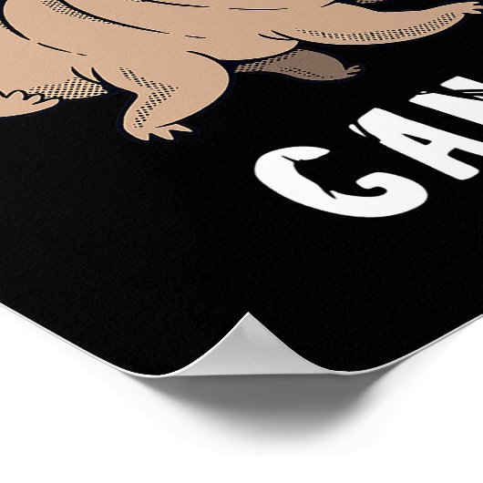 Tardigrade Gang Water Beer Team Crew Microbiologis Poster (Hoek)