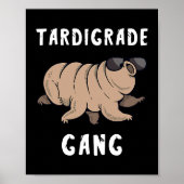 Tardigrade Gang Water Beer Team Crew Microbiologis Poster (Voorkant)