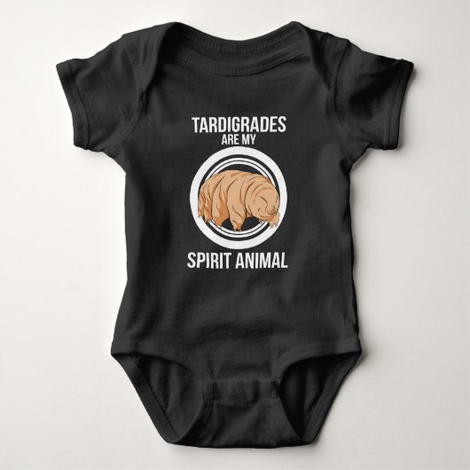 Tardigrade Gift Microbiology Water Beer Bioloog Romper (Voorkant)
