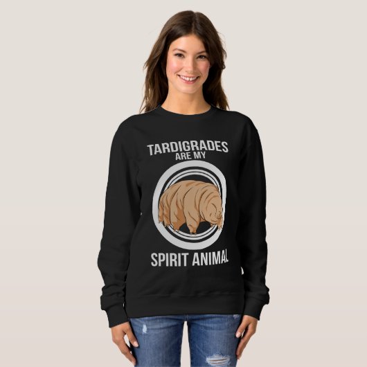 Tardigrade Gift Microbiology Water Beer Bioloog Trui (Voorkant volledig)