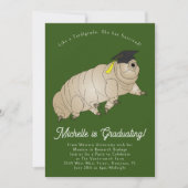 Tardigrade Graduation Party Moss Piglet Water Beer Kaart (Voorkant)