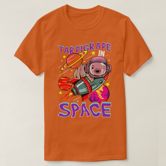 Tardigrade in Space Water Beer Astronaut Space T-shirt (Design voorkant)
