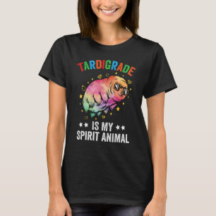 Tardigrade is Mijn Geestdier Microbiologie Water T-shirt