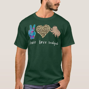 Tardigrade Love Peace Water Beer Microbiology Scie T-shirt