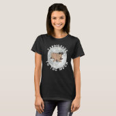 Tardigrade naar het moon Microbiology Science Wate T-shirt (Voorkant volledig)