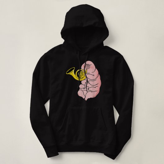 Tardigrade Palling French Horn2 Hoodie (Design voorkant)