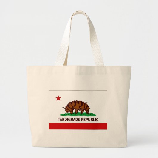 Tardigrade Republic Flag Grote Tote Bag (Voorkant)