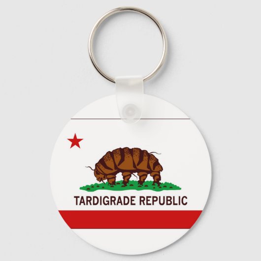 Tardigrade Republic Flag Sleutelhanger (Voorkant)