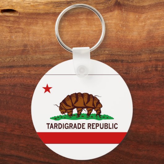 Tardigrade Republic Flag Sleutelhanger (Voorkant)
