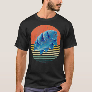 Tardigrade  Retro Microbiology Gift Water T-shirt