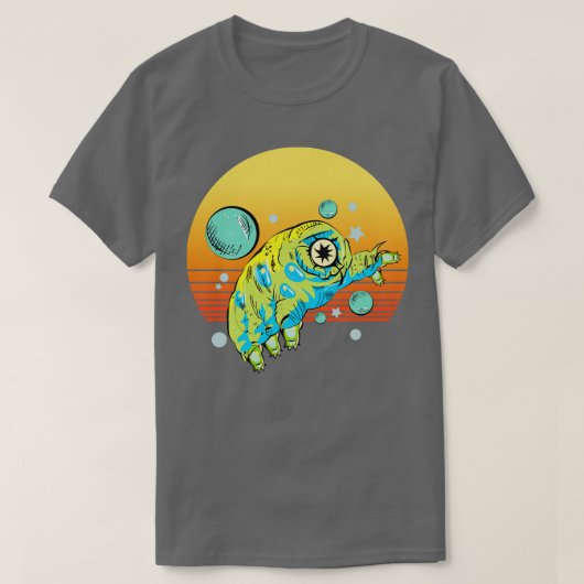 Tardigrade Retro T-shirt (Design voorkant)