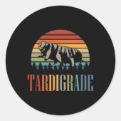 Tardigrade Ronde Sticker (Voorkant)