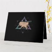 Tardigrade Space Science Water Beer Lover Microbio Kaart (Gele Bloem)