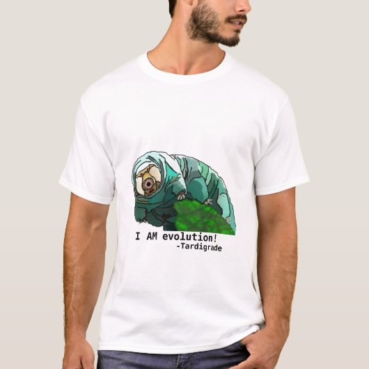 Tardigrade T-Shirt (zwarte tekst) (Voorkant)