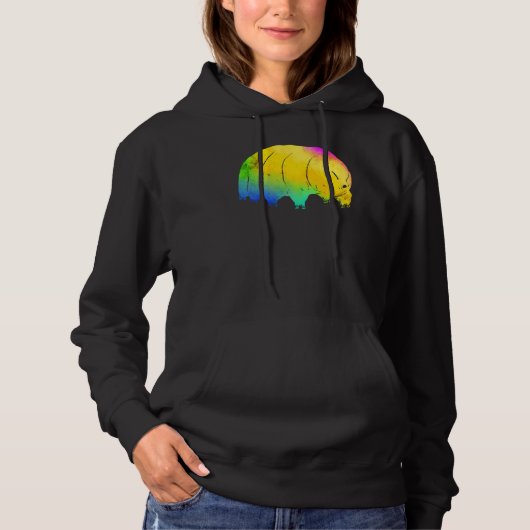 Tardigrade Water Bear Moss Piglet Micro Animal Col Hoodie (Voorkant)