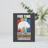 Tardigrade Water Beer Extinction Event Champion Briefkaart (Staand voorkant)