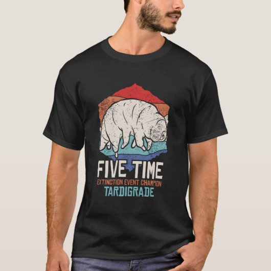 Tardigrade Water Beer Extinction Event Champion Pr T-shirt (Voorkant)