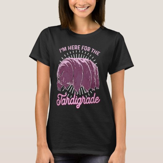Tardigrade Water Beer Mos Biggetje Micro Dier 3 T-shirt (Voorkant)
