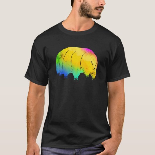 Tardigrade Water Beer Mos Biggetje Micro Dier Col T-shirt (Voorkant)