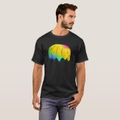 Tardigrade Water Beer Mos Biggetje Micro Dier Col T-shirt (Voorkant volledig)