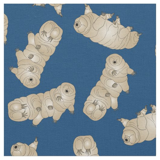 Tardigrade Water Beer Moss Pig Stof (Close Up)