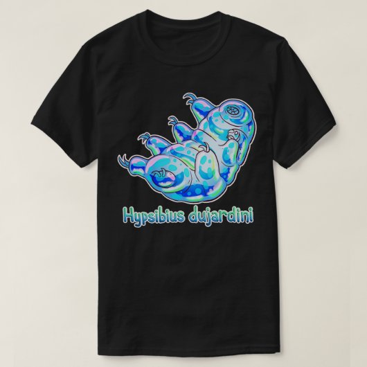 Tardigrade Water Beer Wetenschappelijke benaming T-shirt (Design voorkant)