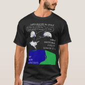 Tardigrades in Space T-shirt (Voorkant)