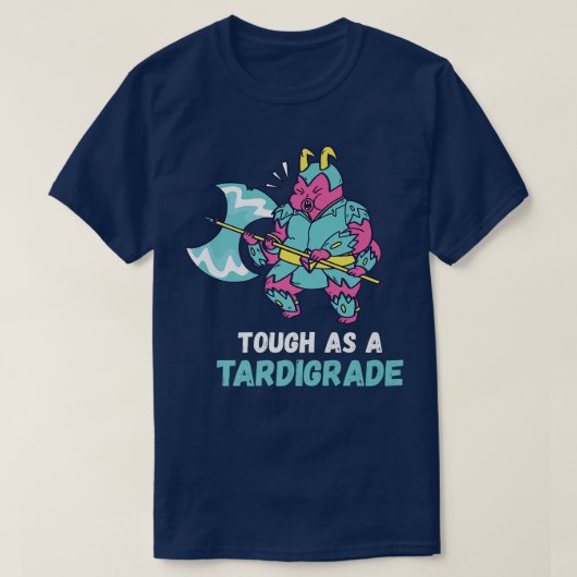Tardigrafie als water Beer microbiologie T-shirt (Design voorkant)
