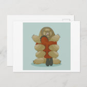 Tardigrafie en menselijk briefkaart (Voorkant / Achterkant)