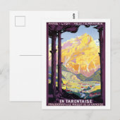 Tarentaise Valley Frankrijk Alps Travel Briefkaart (Voorkant / Achterkant)