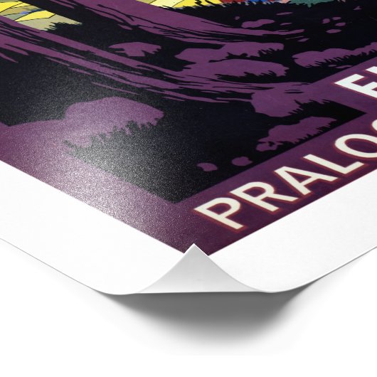 Tarentaise Valley Frankrijk Alps Travel Poste Foto Afdruk (Hoek)