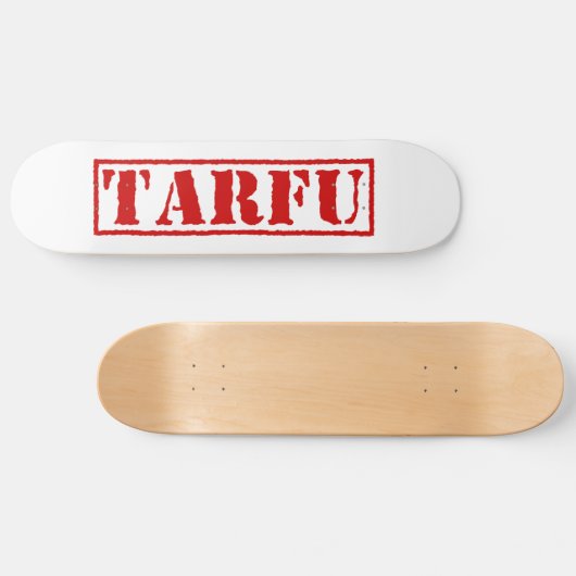 TARFU PERSOONLIJK SKATEBOARD (Horizontaal)