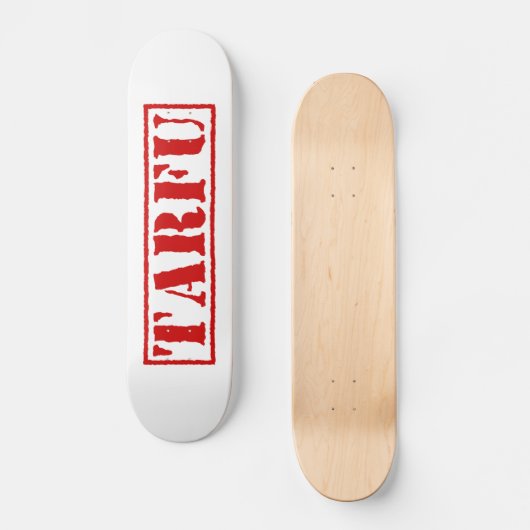 TARFU PERSOONLIJK SKATEBOARD (Voorkant)