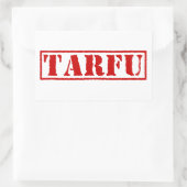 TARFU RECHTHOEKIGE STICKER (Tas)