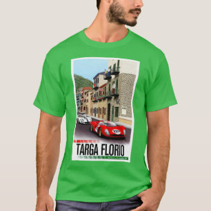 TARGA FLORIO Grand Prix Auto afdrukken T-shirt
